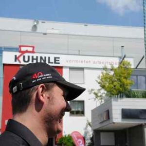 Arbeitsbühne mieten bei Kuhnle - 40 jähriges Jubiläum