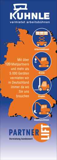Kuhnle ist Partner von Partnerlift Arbeitsbühnen Partner Partnerlift-Karte