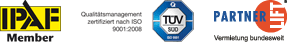 Logos IPAF, TÜV, Partner Lift